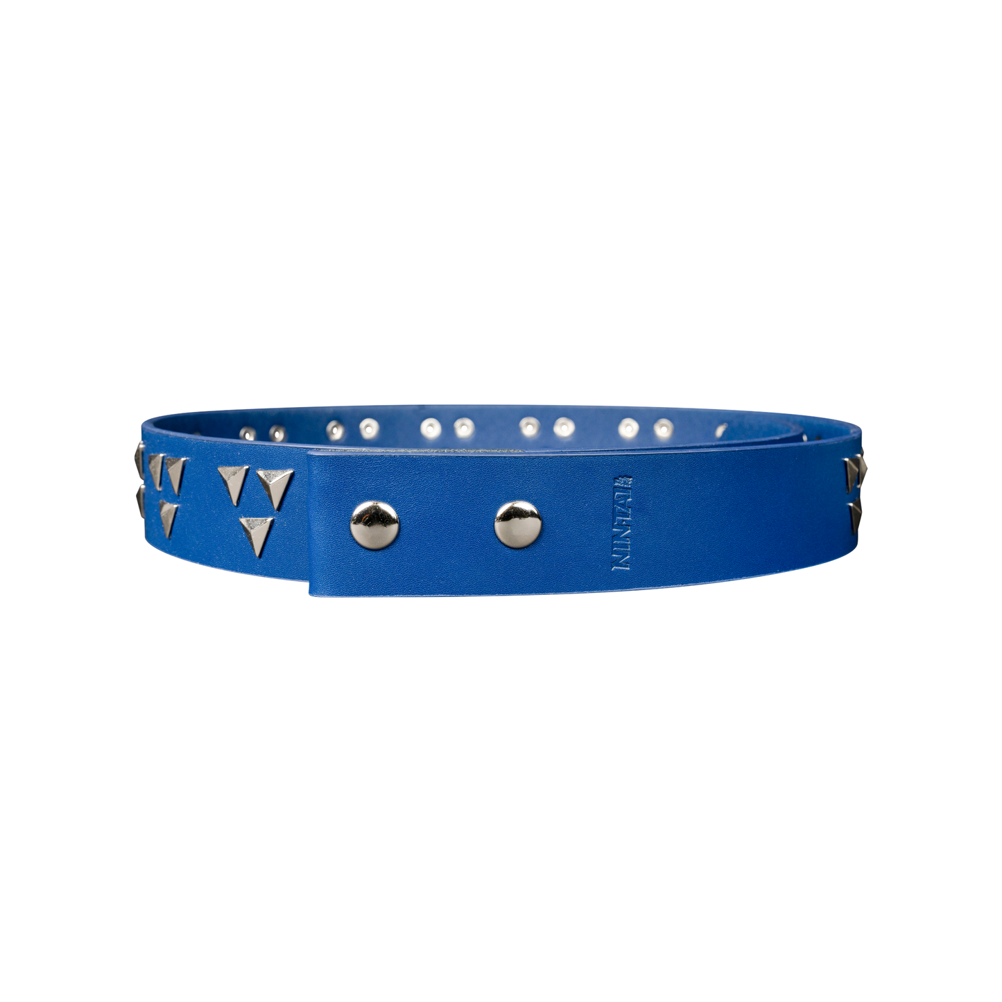 Blue Triangle Studded NT Belt Strap